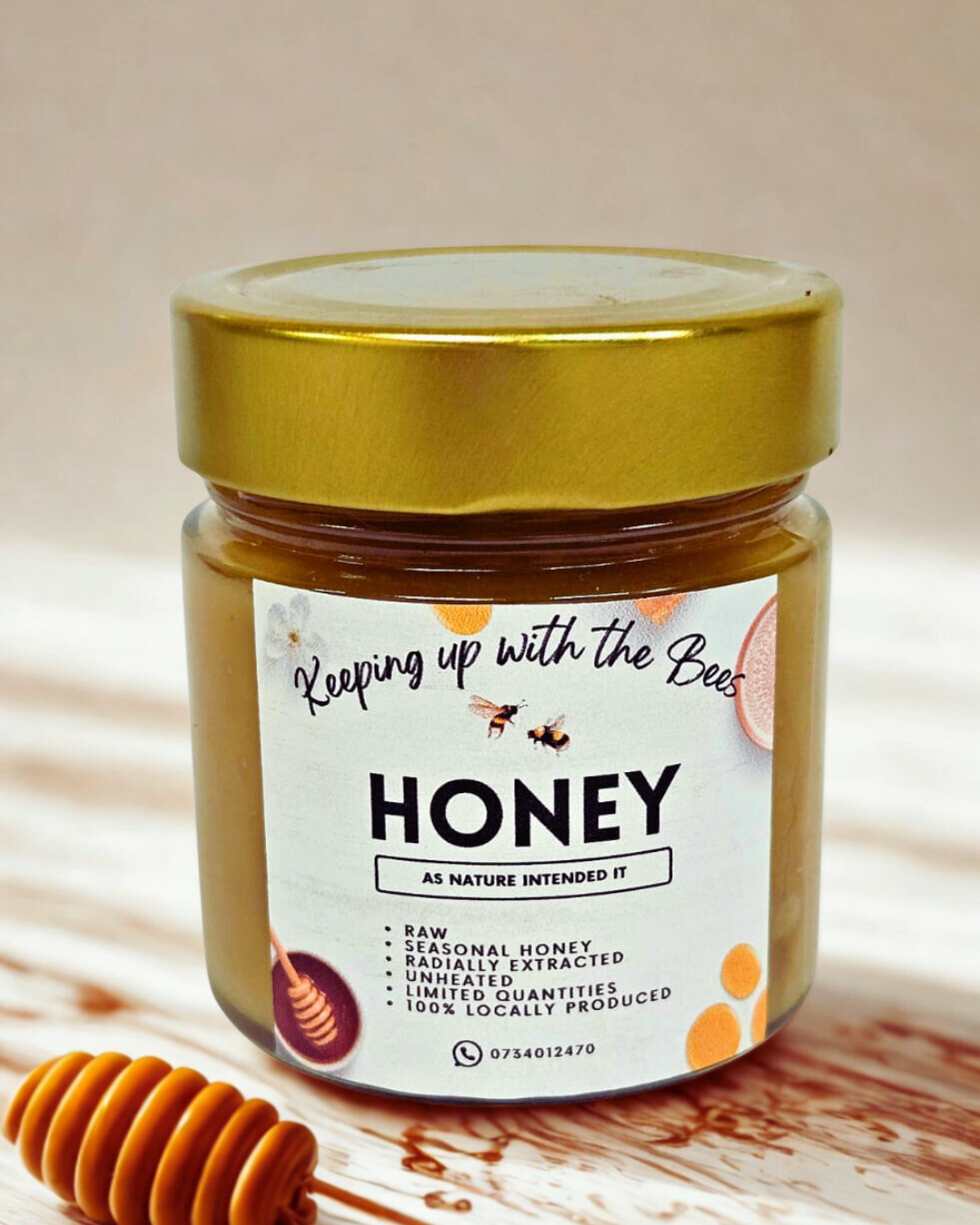 Keeping up with the Bees Honey Vanilla Infused 350g